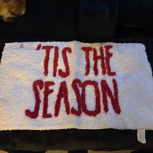 Rae Dunn Christmas bath mat.